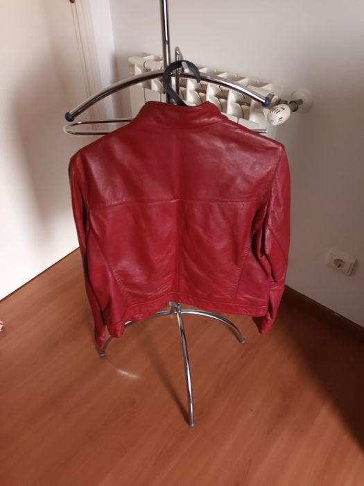 Casaco em pele de cordeiro