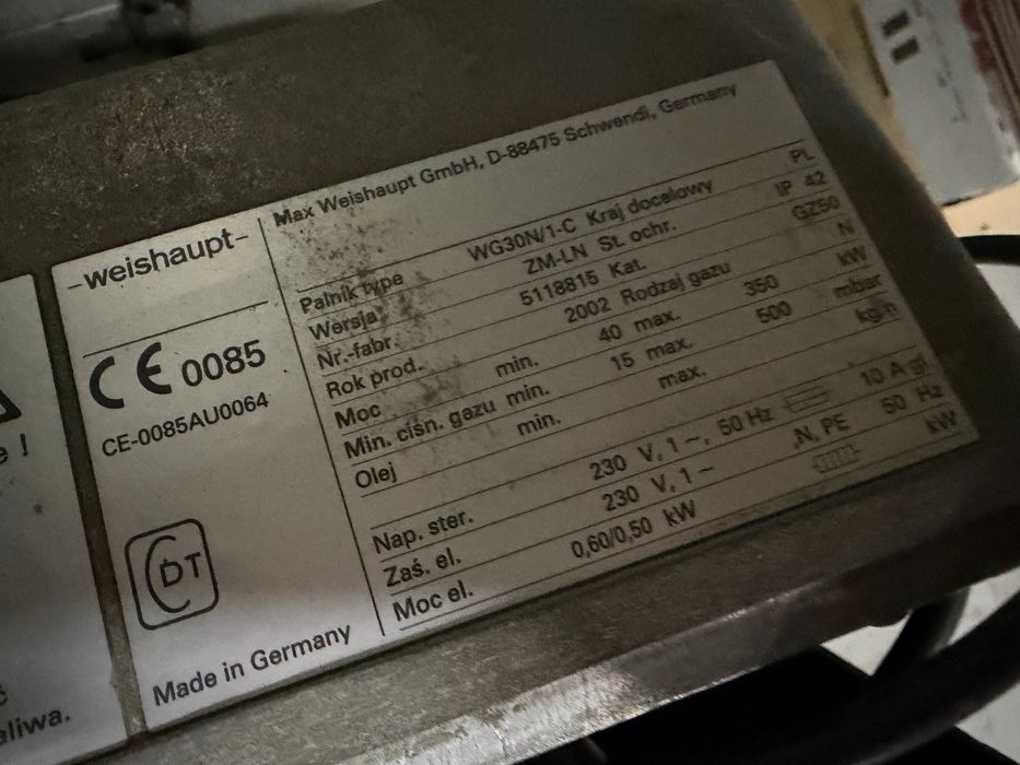 palnik do pieca Viessmann