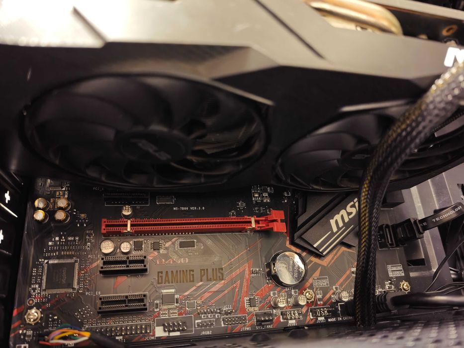 Komputer Ryzen 5 5500g MSI B450 32gb ram SSD M.2 512GB, RX5500XT 8gb