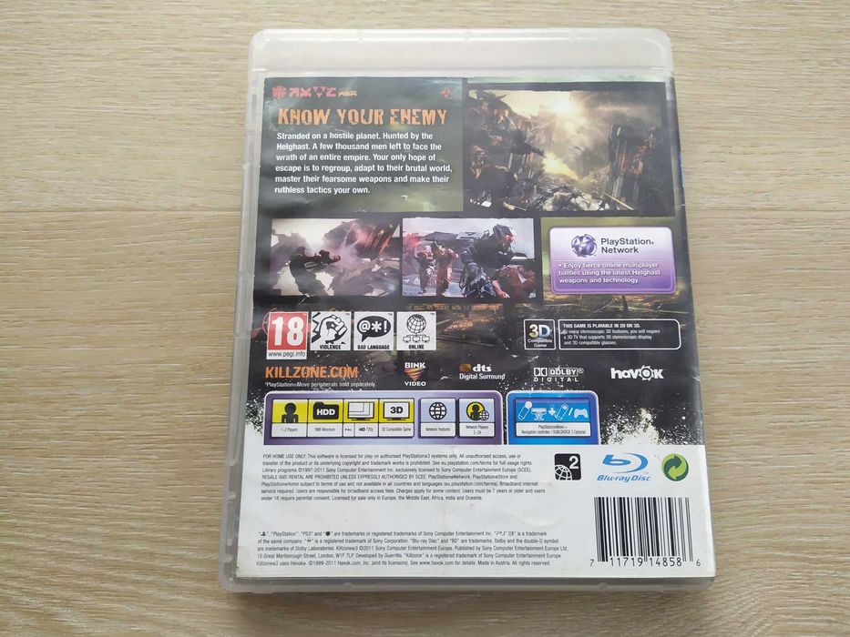 Killzone 3 [PS3] (DUBBING PL) - Płyta bez żadnej ryski