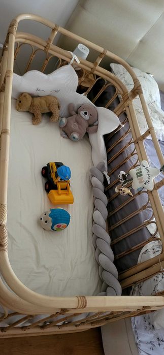 Berço grandes em rattan natutal