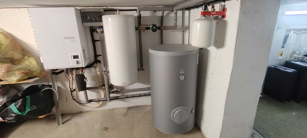 Pompa ciepła z montażem.  Panasonic Kaisai mitsubishi