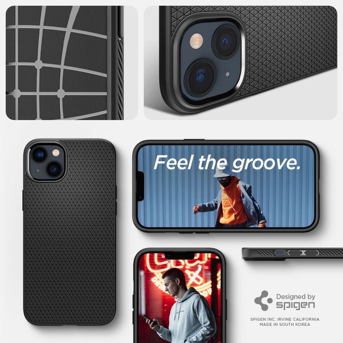 Spigen liquid Air iPhone 14 matte black