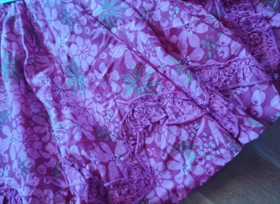 Túnica rosa florida 7-8 anos da marca Orchestra