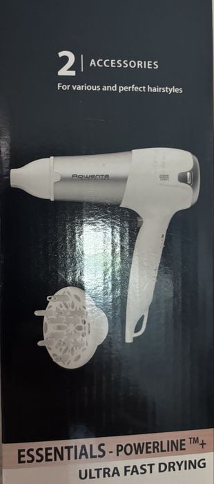 Secador de cabelo Rowenta Power line +, novo na embalagem