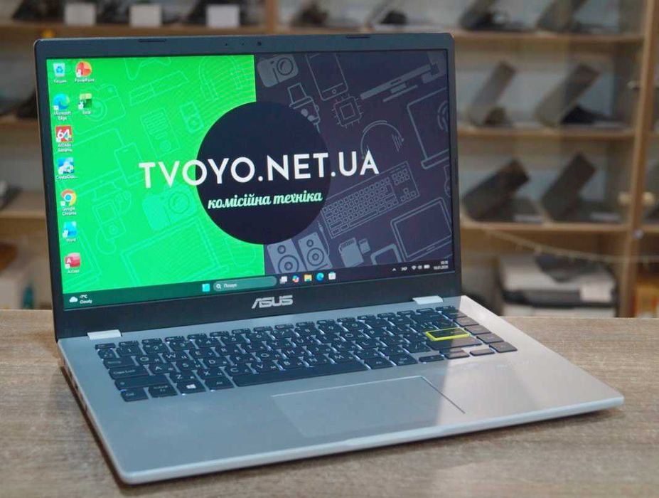 ГАРАНТІЯ Asus (14"/Celeron N4500 2.8ГГц/RAM 4ГБ DDR4/SSD 256ГБ)TVOYO