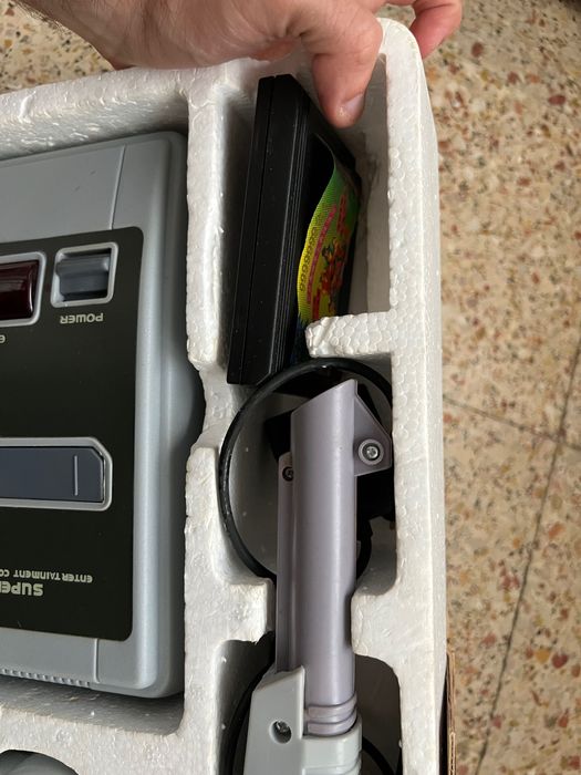 Consola action super 6 rara com pistola comandos e caixa jogo64751149085955123