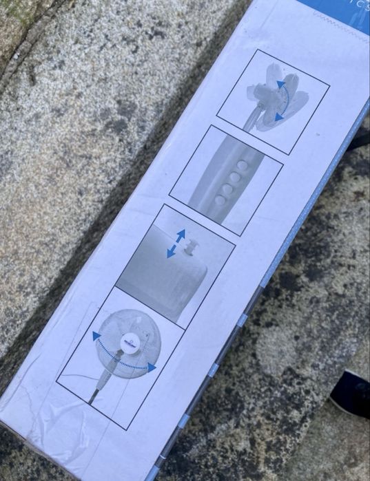 Ventoinha ventilador com é alto, nova