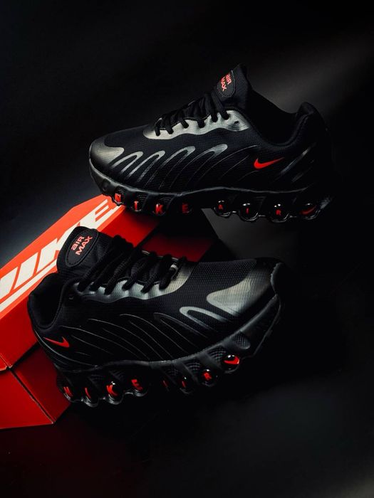 Черно-красные мужские кроссовки Nike air max dn8/стильные красовки