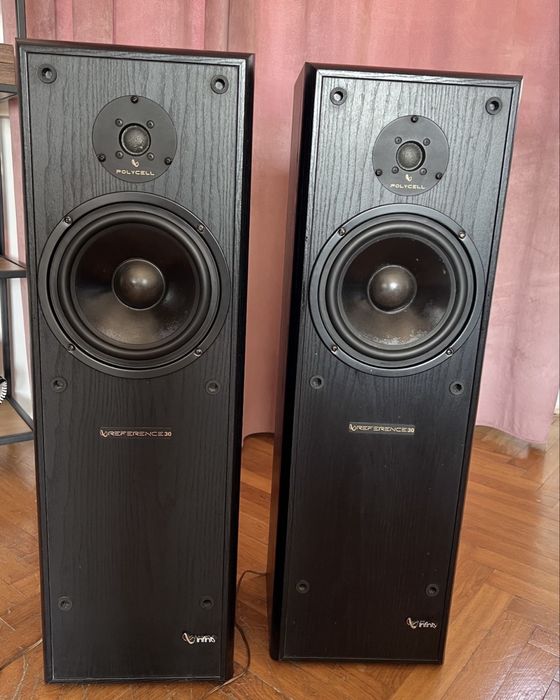 Gramofon Sanyo/Amplituner Technics/Głośniki Infinity