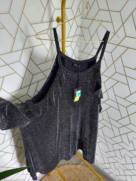 duża połyskująca tunika - rozmiar 58/60 - nowa -