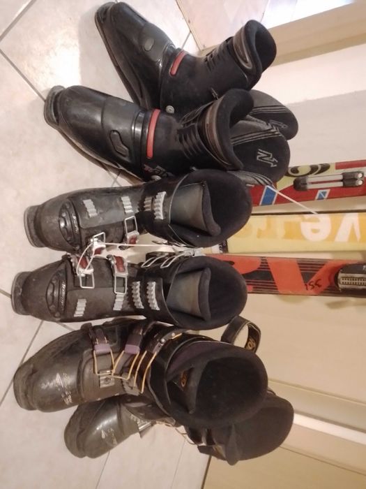 Kije narciarskie narty buty