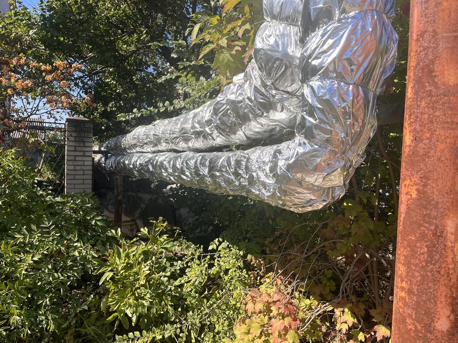 Професійно утеплю ваші труби. Ізоляція. Утеплення. Метало покриття .