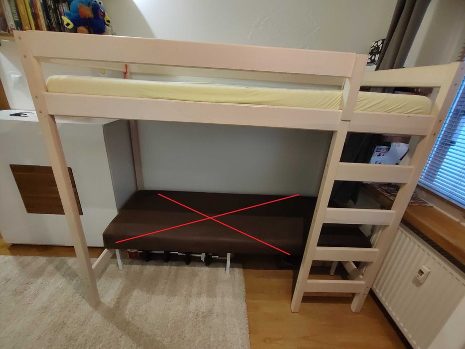 Łóżko piętrowe Lukdom Łukasz, zadbane, chłopiec - do negocjacji