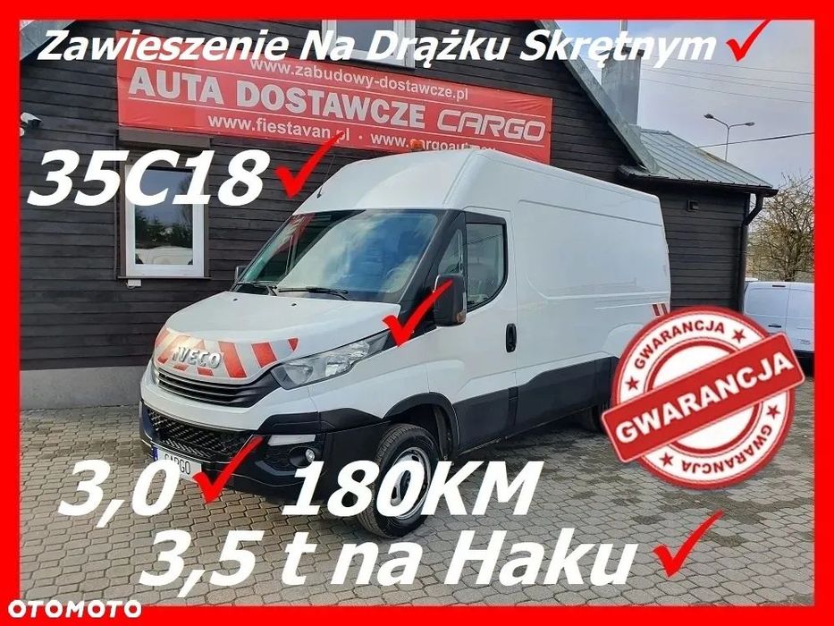 Iveco 35C18  DAILY 35C18 V12 3,0 180KM Klima Tempomat BLIŹNIAK 3,5t na HAKU