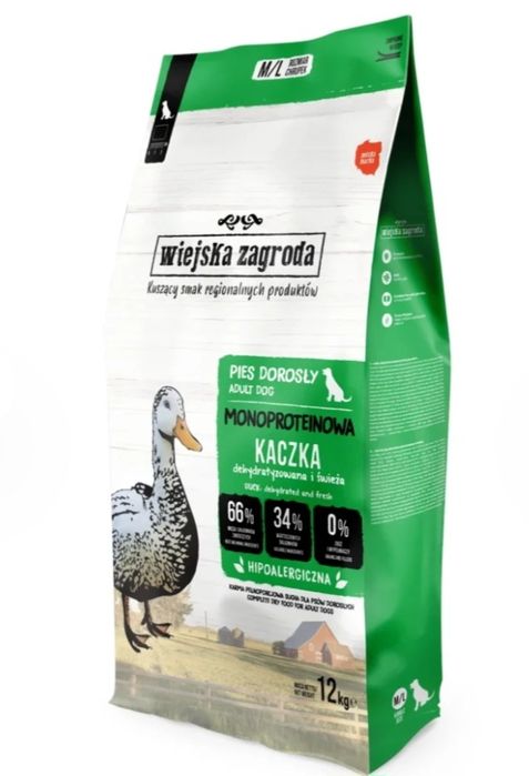 Sprzedam karmę Wiejska Zagroda mono kaczka