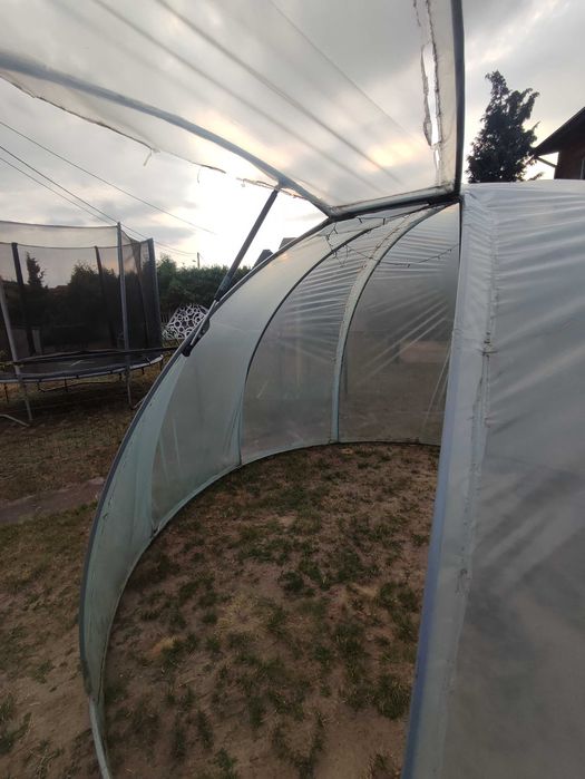 Szklarnia kopuła stalowa nad basen 350 cm , kurnik