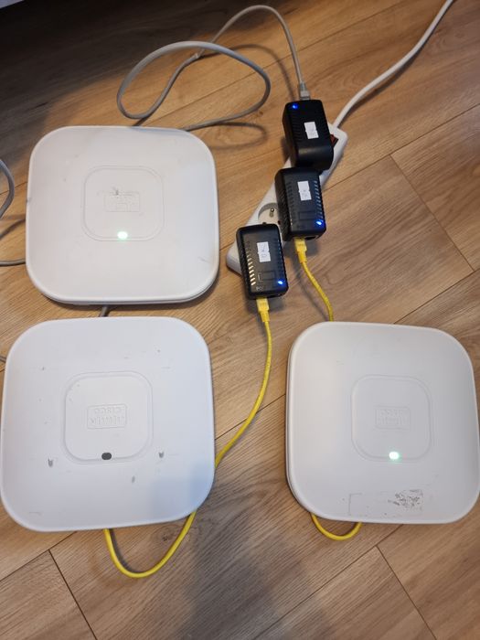 3x Cisco AIR-CAP2602I-E-K9 + 3x PoE 48V – Profesjonalne Access Pointy