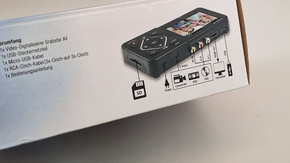 Grabber DNT Grabstar AV nowy karta przechwytująca ZGRAJ KASETY VHS itd