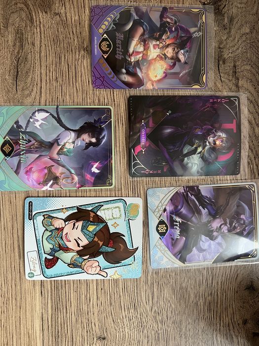 Колекційні карточки kayou наруто губка mobile legends wife