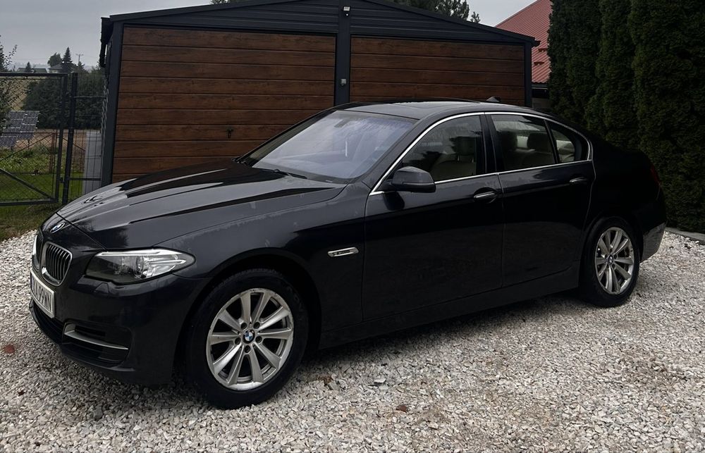 BMW Seria 5 520d  F10 2013 | Euro 6 | Zadbane | Bogate wyposażenie | Po ważnych serwisach