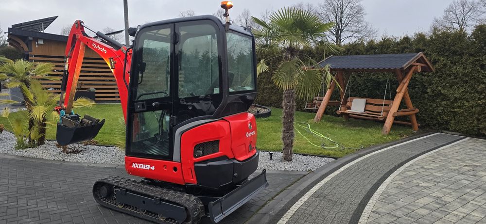 Minikoparka Kubota kx019 2t Brutto Mocna koparka Okazja