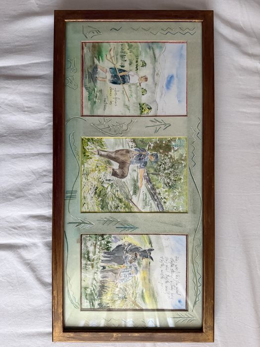 Hania Raczak – oryginalna akwarela | format panoramiczny 52×25 cm