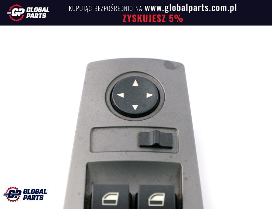 BMW E65 E66 Przełącznik Regulacji Szyb Lusterek Kierowcy