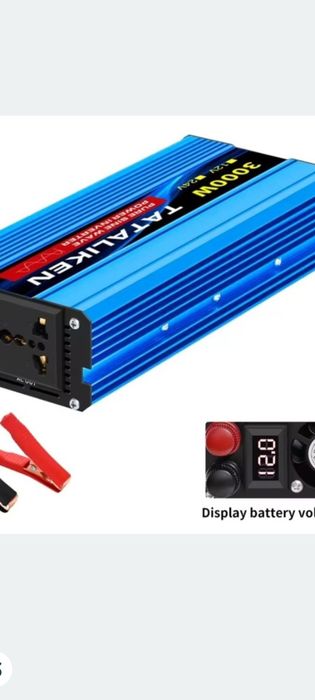( В НАЯВНОСТІ )Інвертор TATALiKEN-1600 W з чистою синусоїдою(НОВИЙ)