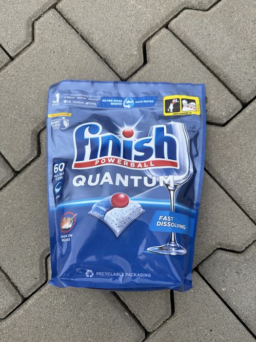 Tabletki kapsulki do zmywarki Finish Quantum 60 szt
