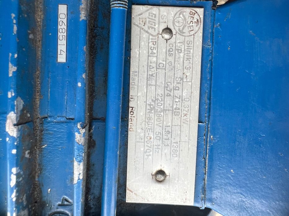 Silnik 3 fazowy wolnoobrotowy 0,37kw