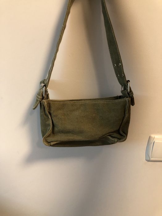 Сумка вінтажна зелена