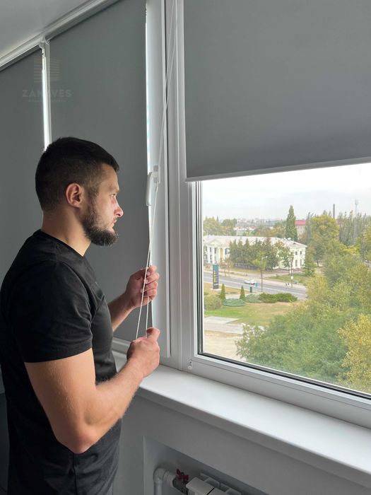 Рулонні штори blackout або термо, Ролети день-ніч, Тканеві жалюзі