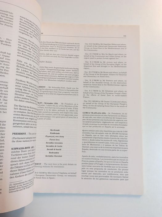 Relato integral das sessões/ Compte rendu in extenso des séances