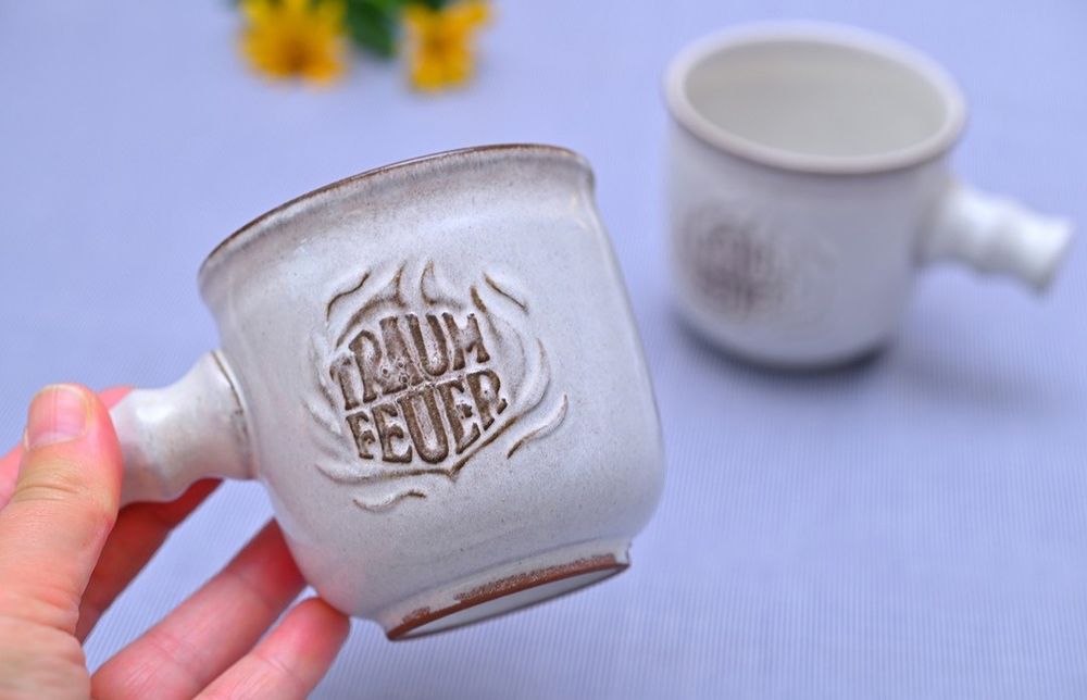 oryginalne kubki ceramiczne do rumu Traum Feuer