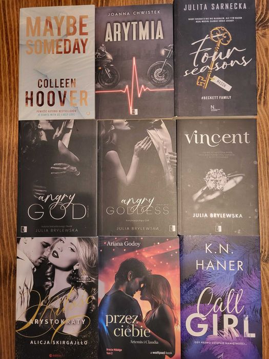 Książki dla kobiet,  erotyka 18 sztuk