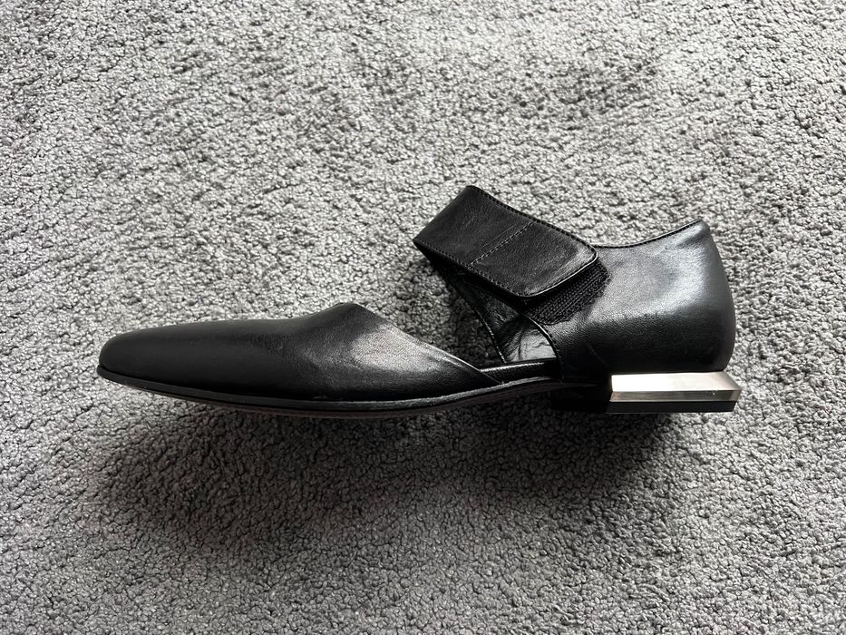 Laura Bellariva - skórzane czarne buty Made in Italy