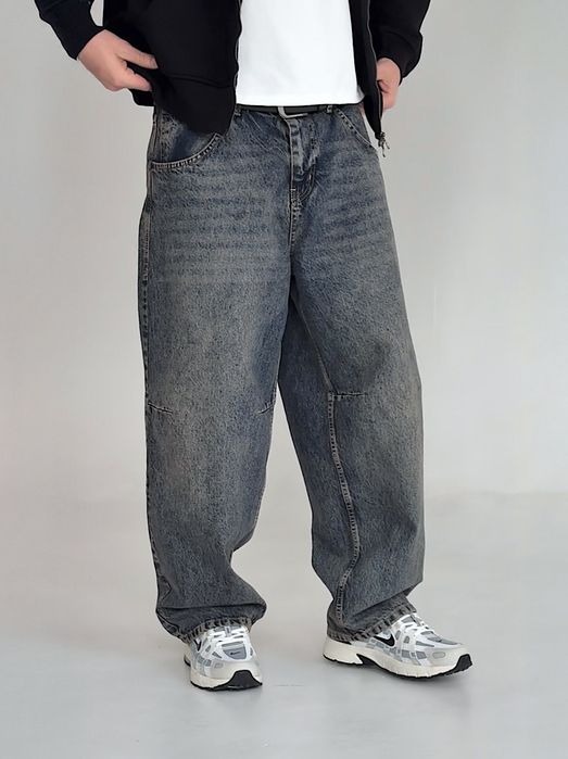 Джинси baggy jeans vintage чоловічі, широкие джинсы мужские rap sk8 XS