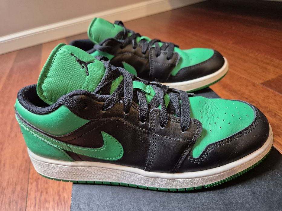 Sneakersy Air Jordan 1 Low zielone roz.38.5