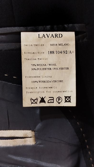Garnitur Lavard Milano 188/104/92