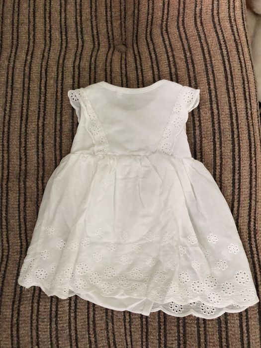 Біла сукня-боді 80 розміру