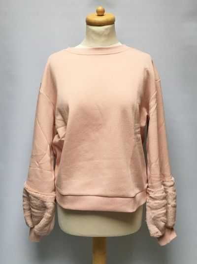 Bluza Różowa Futerko Tom&Rose L 40 Dresowa