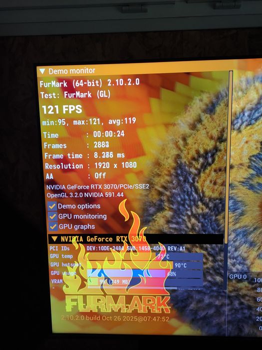 GEFORCE RTX 3070 Vision OC 8GB