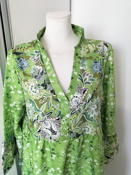 Śliczna luźna sukienka w stylu boho rozm S/M