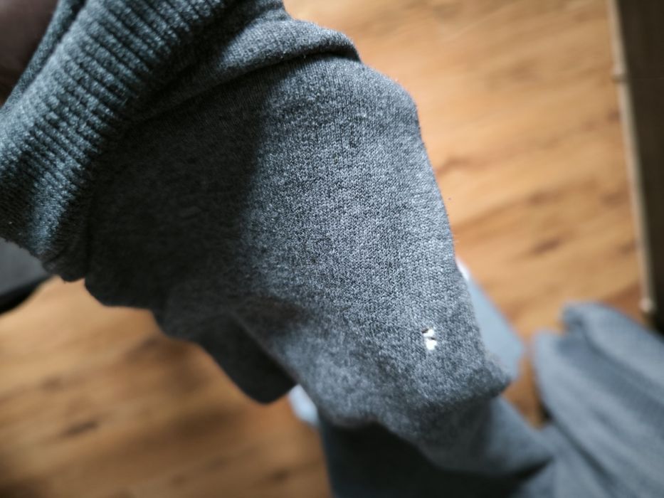 The North Face bluza męska z kapturem S ciemny szary żółty y2k