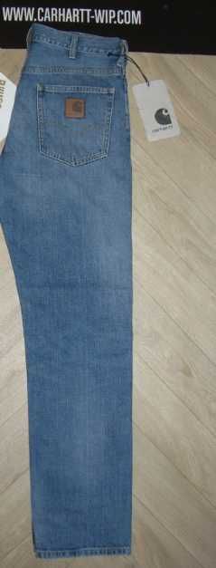 Calças de ganga Carhartt «Marlow Pant» Azul Desbotado W33 L32 Skate Texas - NOVAS!!