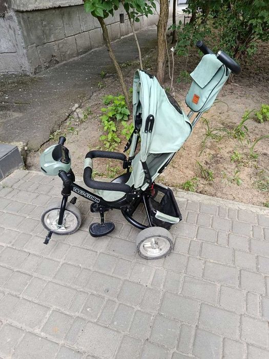 Велосипед дитячий з батьківською ручкою