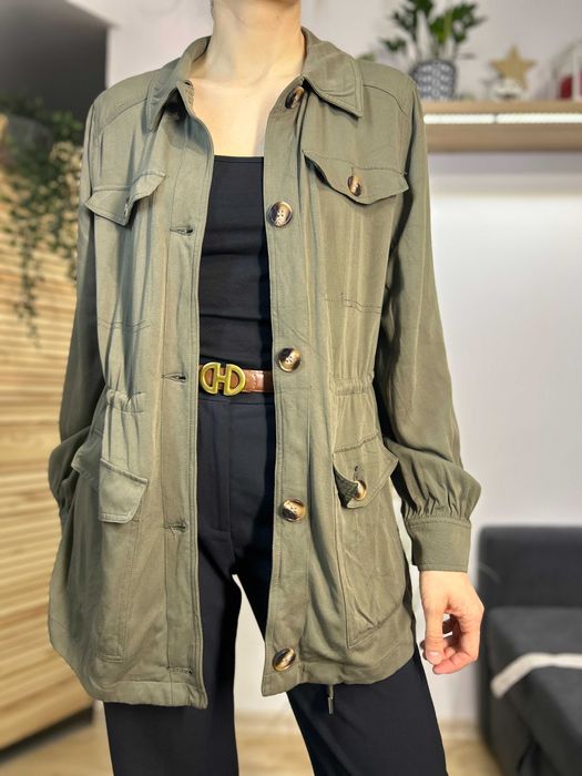 Oliwkowa damska narzutka Walis rozmiar 42