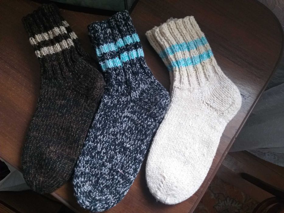 Носки мужские вязаные размер 42-45