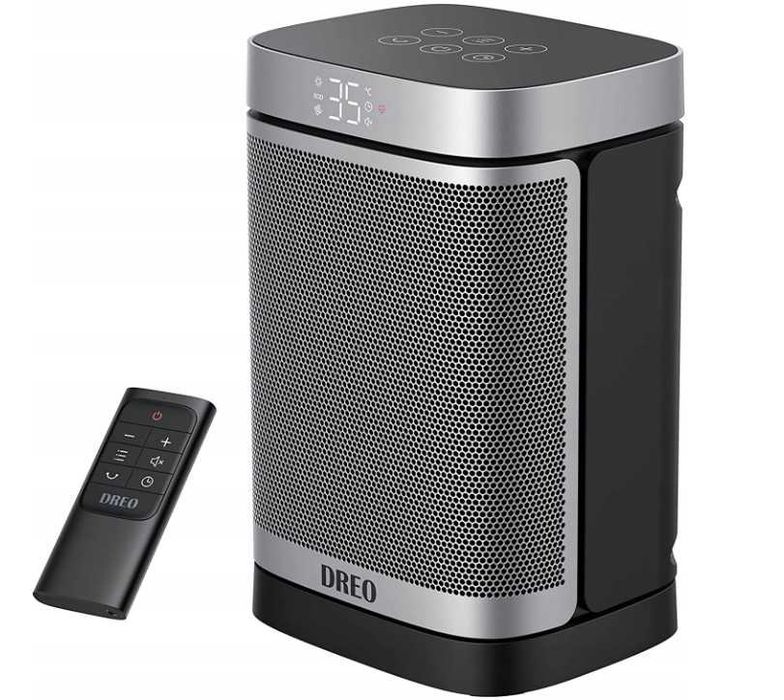 Farelka - ogrzewacz - 1500 W - Chrom, Czarny